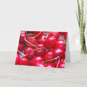 Cherry Greetings Karte
