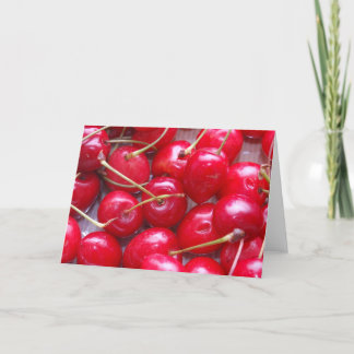 Cherry Greetings Karte
