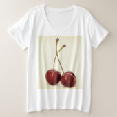 Cherry Große Größe T-Shirt (Design vorne)