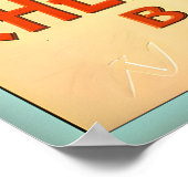 Cherry Grove Beach Long Island New York Pin U Poster (Ecke)