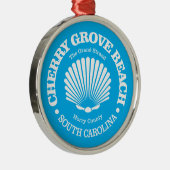 Cherry Grove Beach Ornament Aus Metall (Rechts)