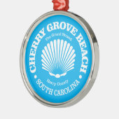 Cherry Grove Beach Ornament Aus Metall (Links)