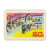 Cherry Grove Beach South Carolina SC Alte Postkart Magnet (Horizontal)