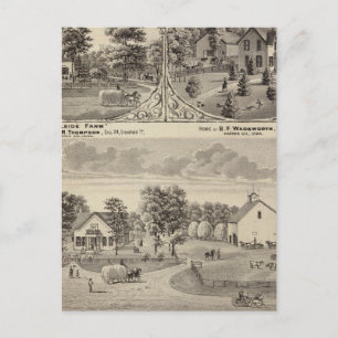 Cherry Grove, Hillside Farm Postkarte