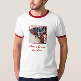 Cherry Grove Pride Wagon Adult Ringer T - Shirt