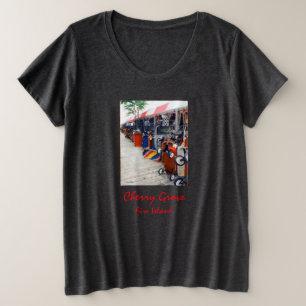 Cherry Grove Pride Wagon Damen Plusgröße T-Shirt