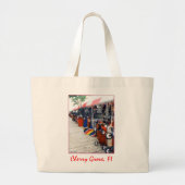 Cherry Grove Pride Wagon Jumbo Leinwand Tasche (Vorne)