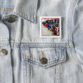 Cherry Grove Pride Wagon Square Button (Beispiel)