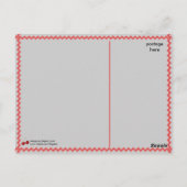 Cherry Guilt Retro Postcard Postkarte (Rückseite)