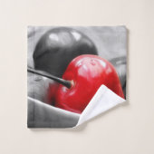 Cherry Handtuch Badhandtuch Set (Waschlappen)