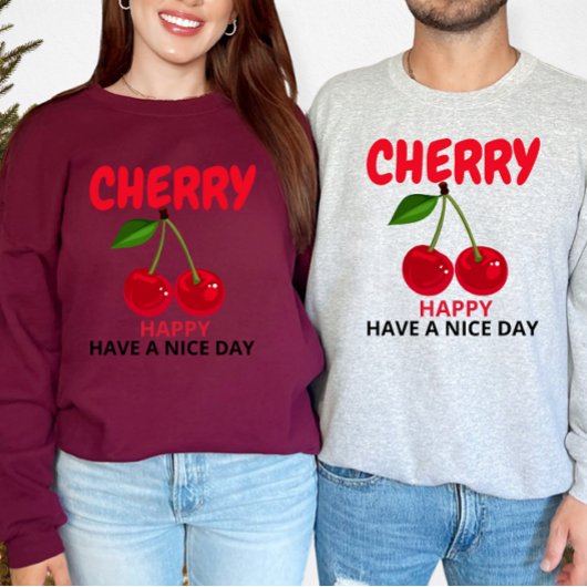 CHERRY hat einen guten Tag Tri-Blend Shirt