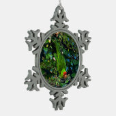 Cherry Headed Conure #1 Snowflake Ornament (Links)