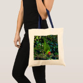 Cherry Headed Conure #1 Tote Bag Tragetasche (Vorderseite (Produkt))