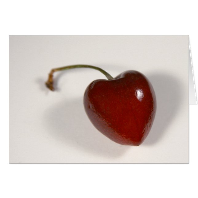 Cherry Heart Card (Vorderseite (Horizontal))
