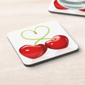 Cherry Heart Untersetzer (Linke Seite)