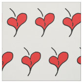 Cherry Hearts Stoff (Muster)