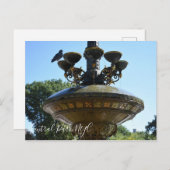 Cherry Hill Fountain Central Park NYC Postkarte (Vorne/Hinten)