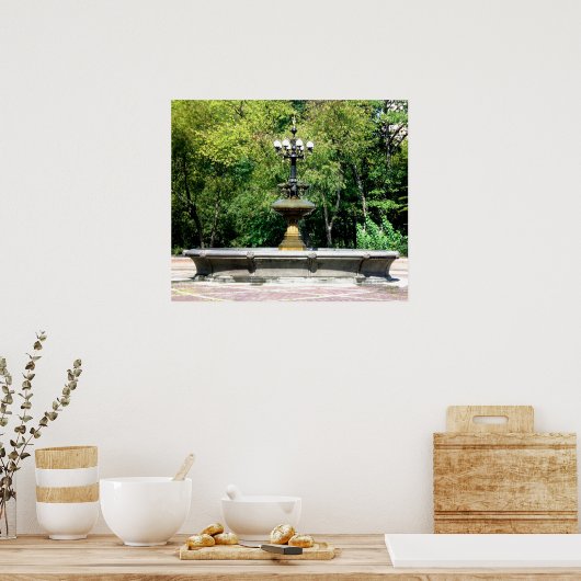 Cherry Hill Fountain Poster (Küche)