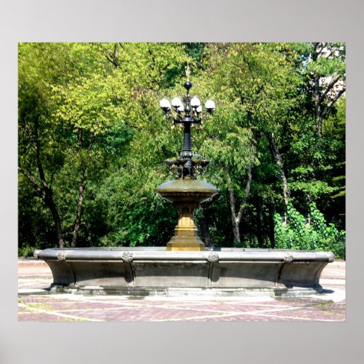 Cherry Hill Fountain Poster (Vorne)