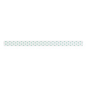Cherry Hütte Aqua Dotted Ribbon Ripsband (Vorderseite)