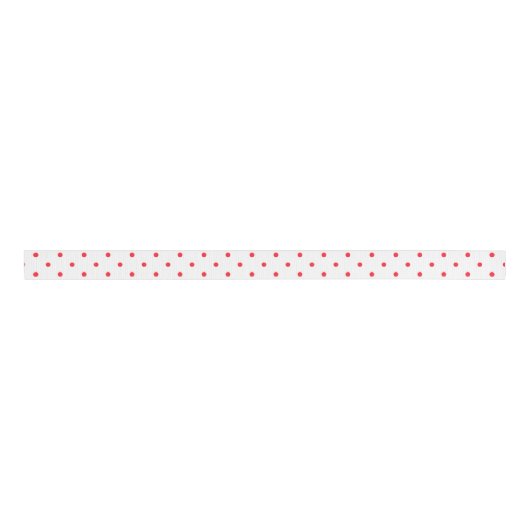 Cherry Hütte Red Dot Ribbon Ripsband (Vorderseite)