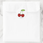 Cherry Illustration Sticker (Tasche)