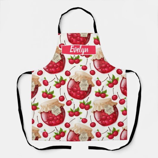 Cherry Jam All-over Print-Schürze Schürze (Vorderseite)