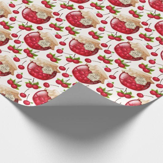 Cherry Jam Geschenkpapier (Ecke)