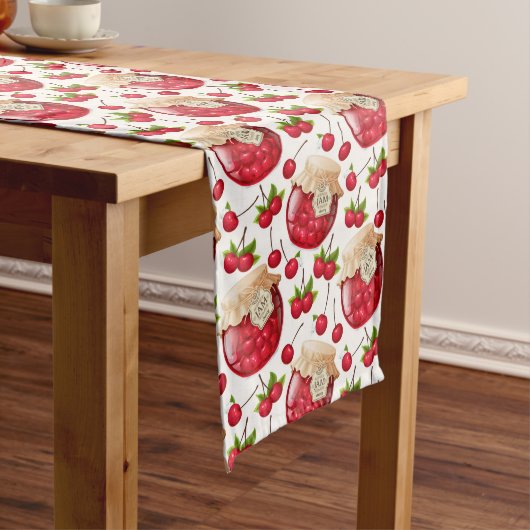 Cherry Jam Großer Tischläufer (Beispiel)