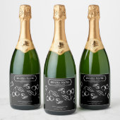 Cherry Jam Jar Label Packaging Design Schaumweinetikett (Flaschen)