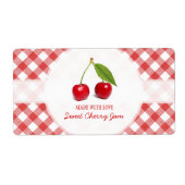 Cherry-Jam-Label (Vorne)