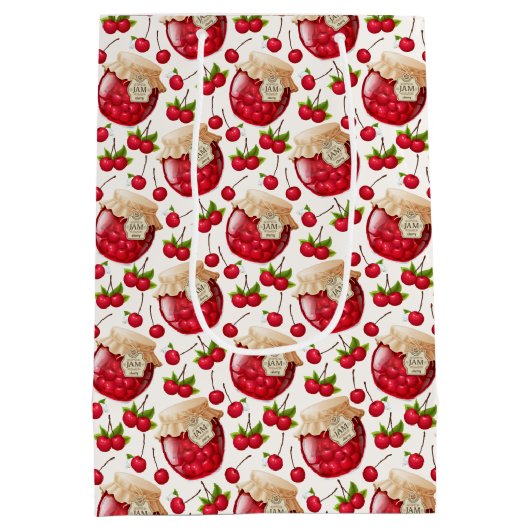 Cherry Jam Mittlere Geschenktüte (Rückseite)
