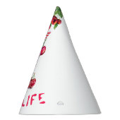 Cherry Juice Cool Drink Frucht Party Hat Partyhütchen (Rechts)