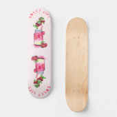 Cherry Juice Cool Drink Frucht Sommer Skateboard (Vorderseite)