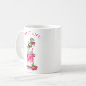 Cherry Juice Drink Kaffee Tasse - Ihr Text (Vorderseite Links)