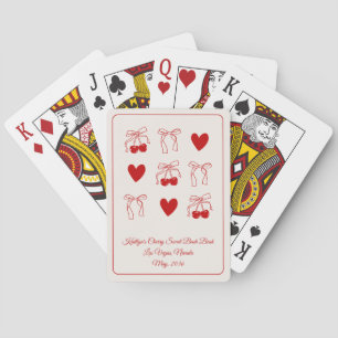 Cherry Junggeselinnen-Abschied Game Playing Card F Spielkarten