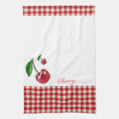 Cherry kariert Kitchen Handtücher (Vertikal)