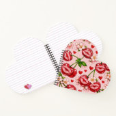Cherry Kiss Heart Notebook Notizblock (Innenseite)