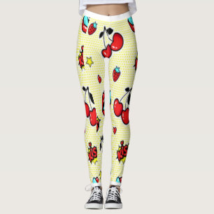 "Cherry Kiss" Leggings