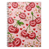 Cherry Kiss Notebook Notizblock (Vorderseite)