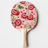 Cherry Kiss Ping Pong Paddle Tischtennis Schläger (Rückseite)