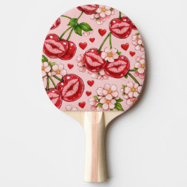 Cherry Kiss Ping Pong Paddle Tischtennis Schläger