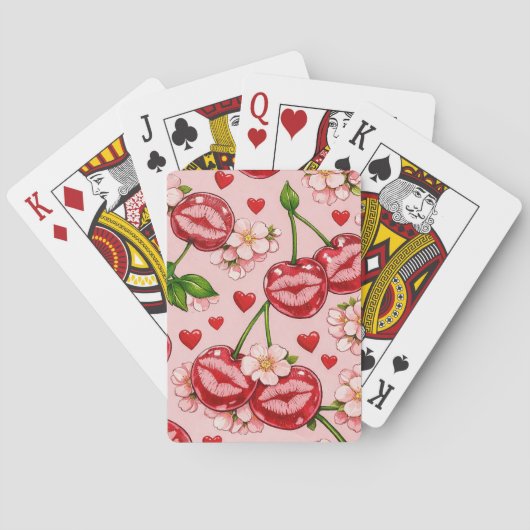 Cherry Kiss Playing Cards Spielkarten (Rückseite)