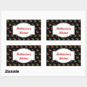 Cherry Kitchen Stickers (Blatt)