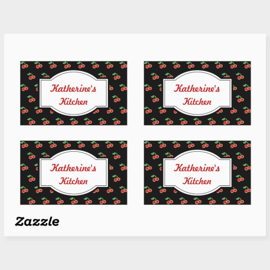 Cherry Kitchen Stickers (Blatt)