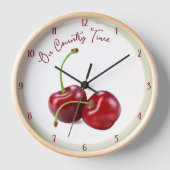 Cherry Kitchen Uhr (Vorderseite)
