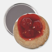 Cherry Kolache Magnet (Vorderseite/Rückseite)