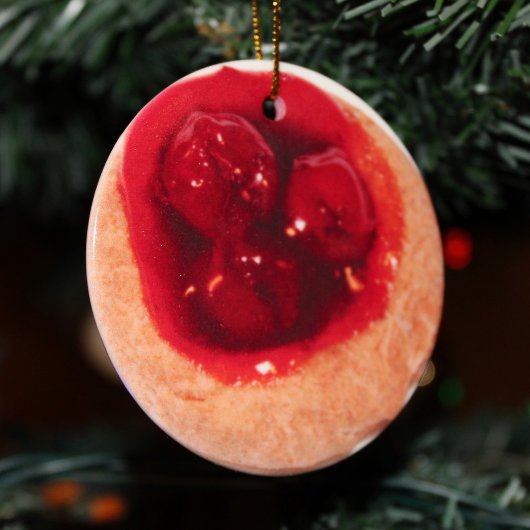 Cherry Kolache Ornament