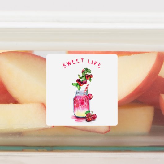 Cherry Labels Juice Cool Fruit Drink Etiketten (Befestigt)
