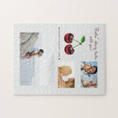 Cherry Liebe Personalisiert Valentinstag Puzzle (Horizontal)